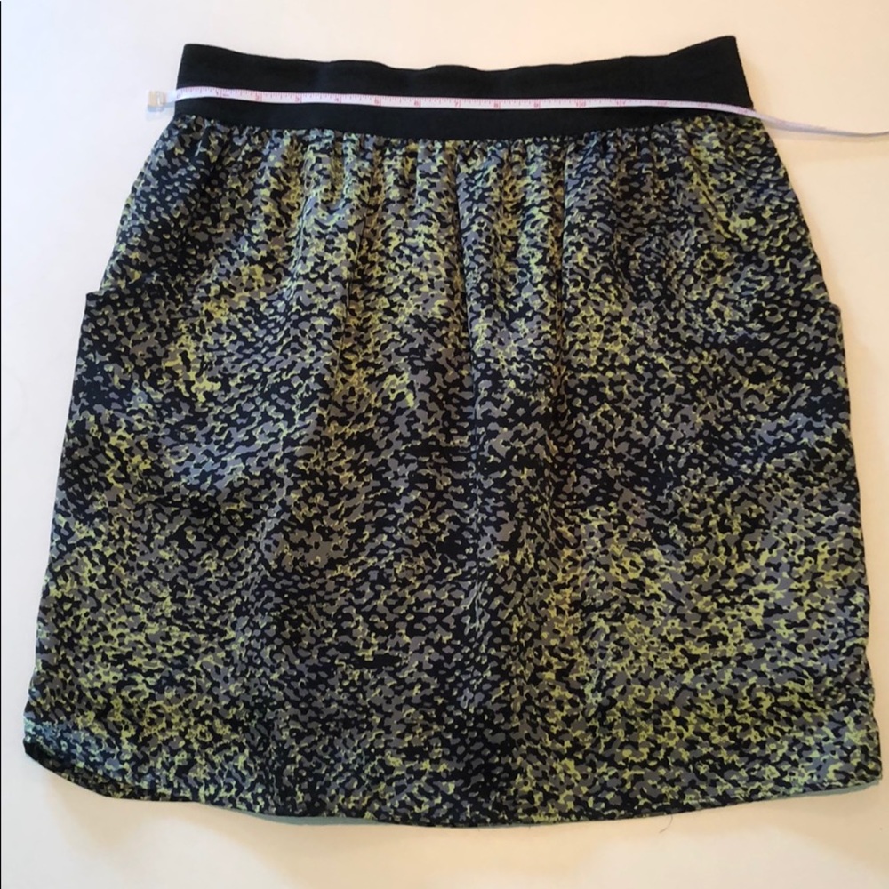 Snake print skirt